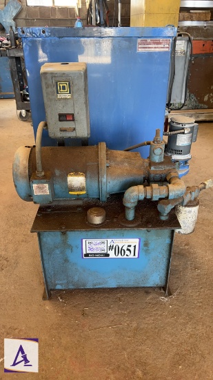 Auxiliary Hydraulic Oil Pump Mini Skid