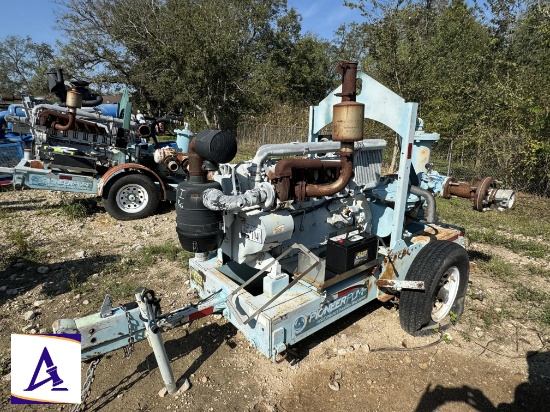 2013 Pioneer Transfer Pump Trailer - Duetz 174 HP Diesel Engine - NICE!