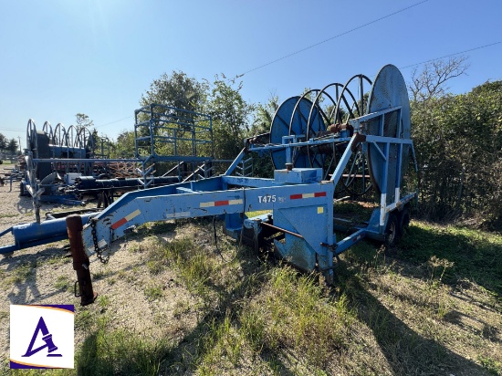 2014 United Gooseneck Hose Reel Trailer - Honda GX690 Gas Motor