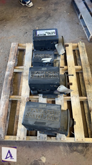 4 Baldor TEFC Smart Motors