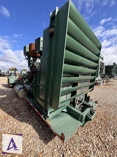 1994 Mertz Frac Pump Trailer, Detroit 12 cylinder, transmission