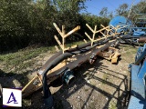 Frac Manifold Trailer - 9 Valve Manifold - Assorted Hoses - Rack
