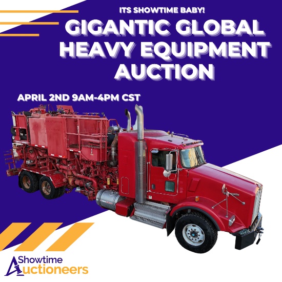 WATCH LIVE Gigantic Global Heavy Equipment Auction