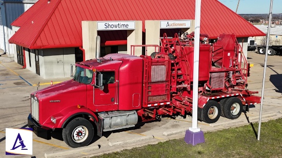 **RED TIGER ALERT** 2008 Kenworth 'Red Tiger' Single Cement Pump Truck - HT400 Triplex - HOT ITEM!