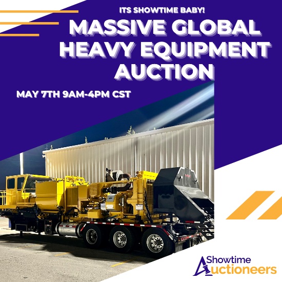 Massive Global Heavy Equipment Auction