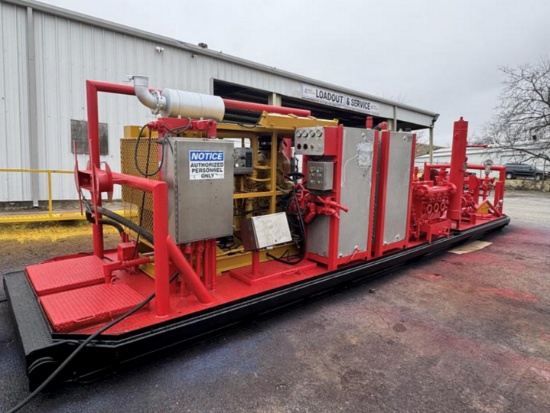 2005 Gardner Denver TGH Triplex Pump - 10,000 lbs Fluid End - CAT C13 Diesel! Great Pump Model!