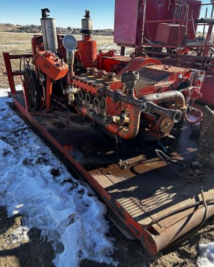 Gardner Denver Tee Mud Pump Powered by Detroit 6V71