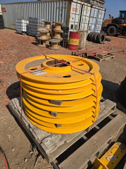 (5) 36" Sheaves (NEW)