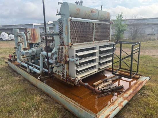 1990 CSI (Compressor Systems, Inc.) Engine-Driven Reciprocating Natural Gas Compressor, Skidded