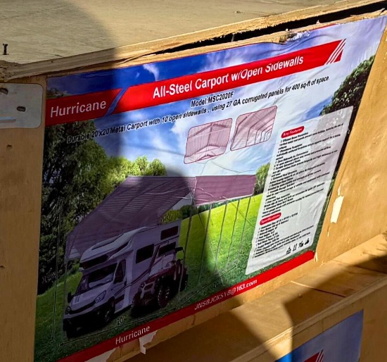 20' x 20' All-Steel Carport