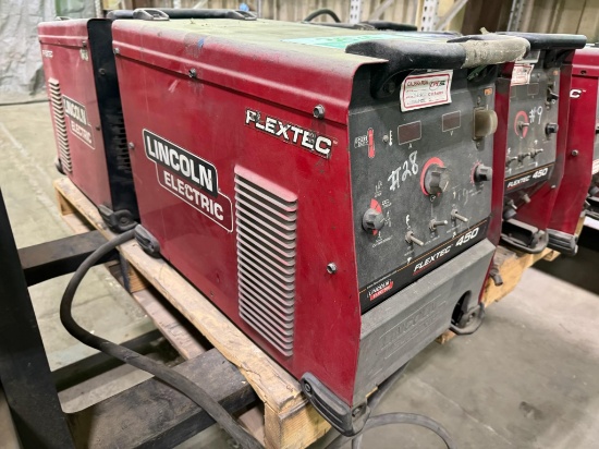 Lincoln Flextec 450 Welder with LF-72 Wire Feeder