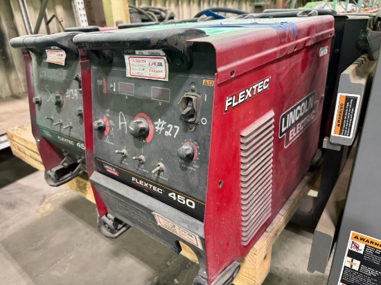 Lincoln Flextec 450 Welder with LF-72 Wire Feeder