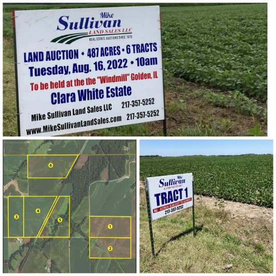 Mike Sullivan Land Sales LLC Auction Catalog Adams County, IL Land