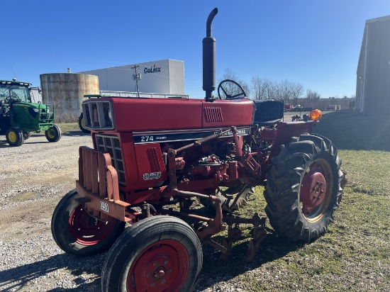 International 274 Offset Cultivating Tractor