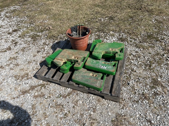 Qty (8) Suitcase Weights