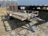 Single Axle Utility Trailer