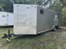 ENCLOSED 2-AXLE TRAILER