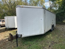 ENCLOSED 2-AXLE TRAILER,