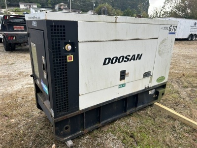2012 Doosan G70 Generator Set,