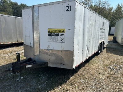 Enclosed 2-Axle Trailer
