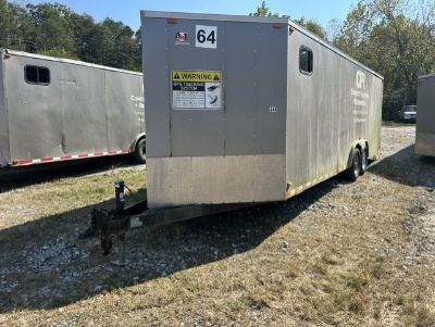 Enclosed 2-Axle Trailer