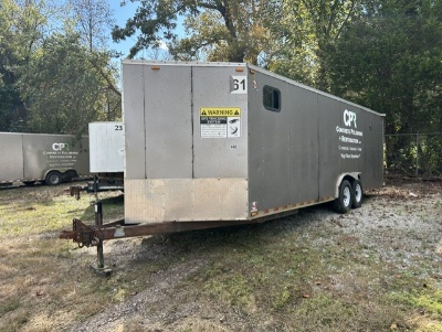 Enclosed 2-Axle Trailer