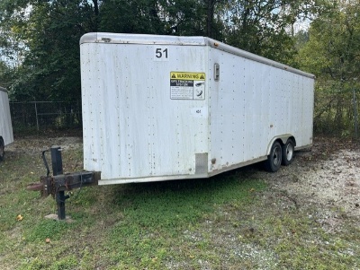 Enclosed 2-Axle Trailer