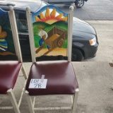 Mexican Hand Painted Chair