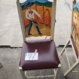 Mexican Hand Painted Chair