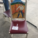Mexican Hand Painted Chair