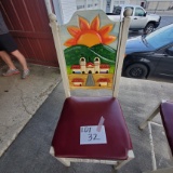 Mexican Hand Painted Chair
