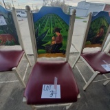 Mexican Hand Painted Chair