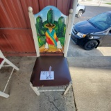Mexican Hand Painted Chair