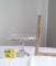 CIRCA CAKE PEDESTAL STAND WAVY GLASS ANTIQUE