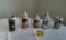 VINTAGE LIDDED BEER STEINS SET OF 5