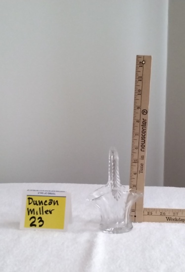 Antique Duncan Miller Glass Basket