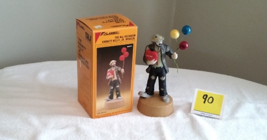 I Love You Emmett Kelly Figurine Music Box