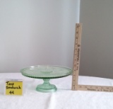 TIARA SANDWICH LIGHT GREEN VINTAGE DEPRESSION GLASS Indiana Tiara Chantilly Green Floral Flower Glas