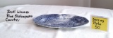 DICKENS DAYS COACHING  Royal Wessex Blue Shakespeare SERVING PLATE