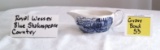 DICKENS DAYS COACHING  Royal Wessex Blue Shakespeare GRAVY BOWLS