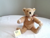STEIFF TAN BEAR GLASS EYES WITH TAGS GERMANY