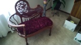 VINTAGE VELVOT STOOL