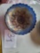 FENTON CARNIVAL HOLLY BLUE ICE CREAM BOWL