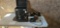 ANTIQUE SINGER BLACK SEWING MACHINE IN BOX NONWORKING
