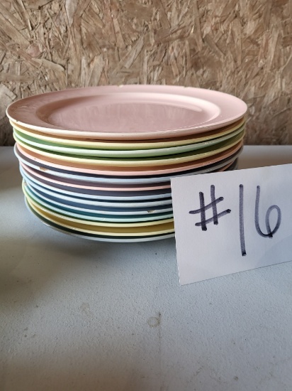 PASTEL DISH LOT