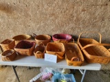 LONGABERGER BASKET LOT