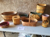 LONGABERGER BASKET LOT