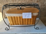 LONGABERGER WROUGHT IRON TABLE