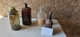 ANTIQUE GLASS BOTTLES