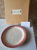 LONGABERGER AMERICAN CRAFT ORIGINALS PLATTER LT PAPRIKA